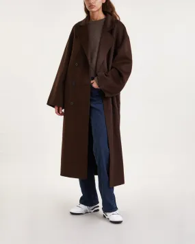 LouLou Studio   Coat Borneo Brown 